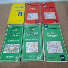 Vintage Michelin Road Maps France Joblot Lot 2