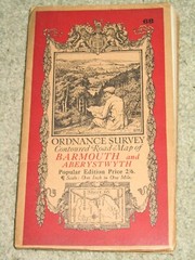 Ordnance Survey 1″ Popular edition 68: Barmouth & Aberystwyth – 1930s on cloth