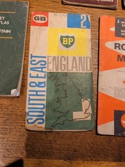 Bundle Vintage Road Maps Atlas BP/Esso/Mobil/National Benzole X 7 Pull Out