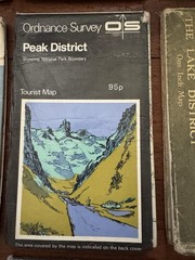 Large Bundle of 15 Ordnance Survey & Other Maps Lake & Peak District Exmoor Etc