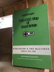 Worcester & The Malverns: Ordnance Survey Landranger Map 1:50000 #159