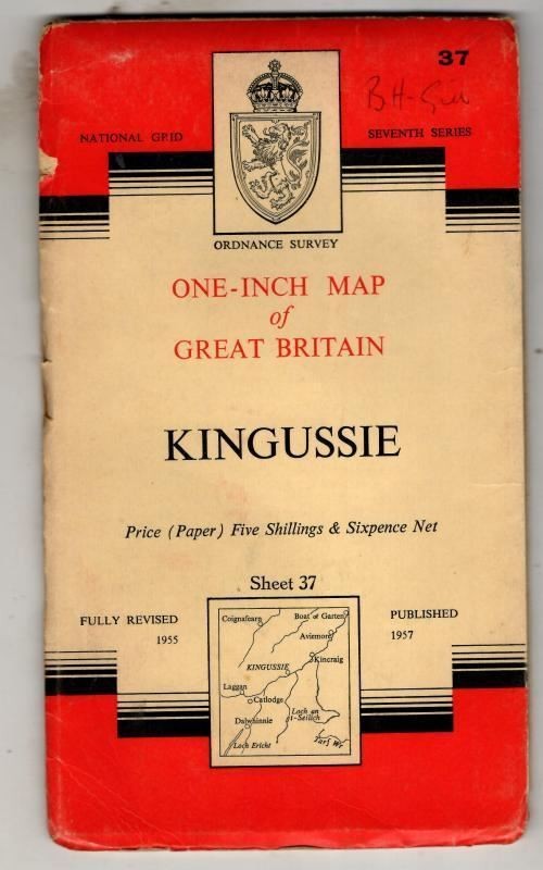 National Grid Seventh Series Sheet 37 Kingussie : Ordnance Survey