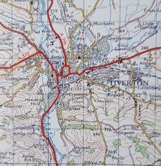 Ordnance Survey – 1 inch to 1 statute mile Sheet 176 – Exeter 1967