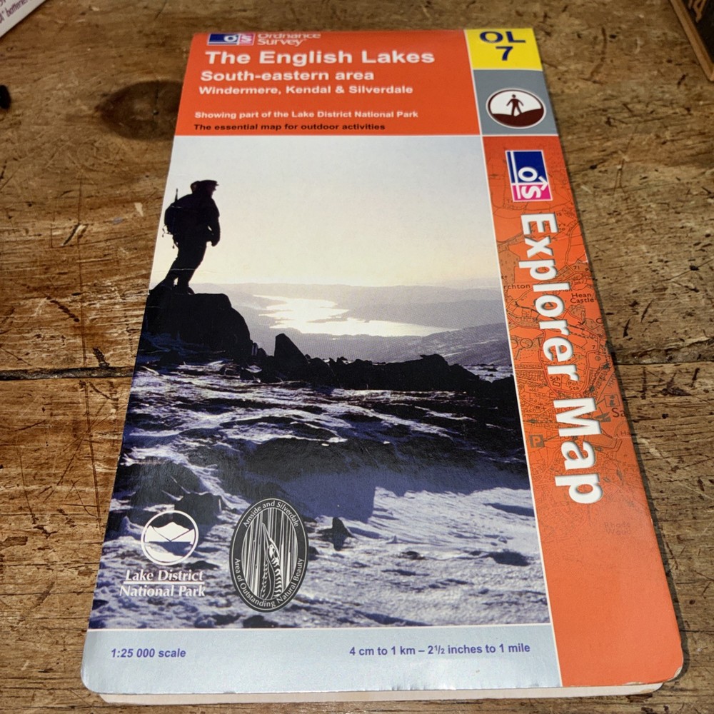 The English Lakes: South Eastern Area (O… by Ordnance Survey Sheet map, folded
