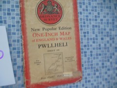 6x 1950’s Ordnance Survey One Inch Maps Wales Snowdon Brecon Cardiff Denbigh