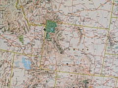Giant USA Map Laminated MICHELIN 761 United States America Wall Decor 2007