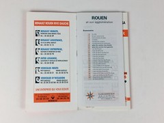 ROUEN Plan De Ville, Plan Guide Blay ~ French Language ~ 1995