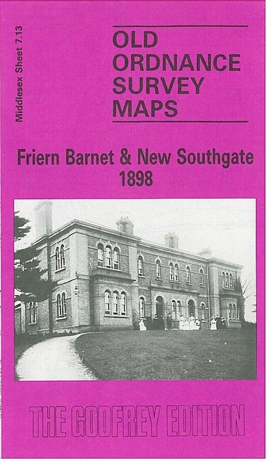 Friern Barnet & New Southgate 1898 Middlesex Sheet 7.13 by Pamela Taylor