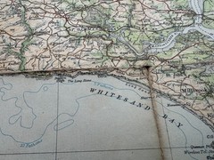 Ordnance Survey 1/2″ half inch map sheet 36 1926, South Devon – layers