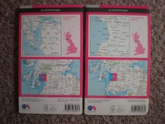 63 70 FIRTH OF CLYDE, AYR, KILMARNOCK, LOT LANDRANGER OS ORDNANCE SURVEY MAPS
