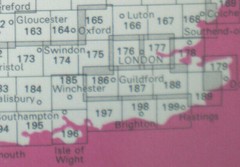 SUSSEX KENT SURREY, SOUTH EAST LANDRANGER OS ORDNANCE SURVEY MAPS JOB LOT BUNDLE