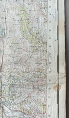 BRECON Ordnance Survey One-Inch Map CLOTH Sheet 141 7th Series 1952