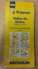 246: Vallee Du Rhone: Including Lyon And Marseille: Michelin Map (M17)