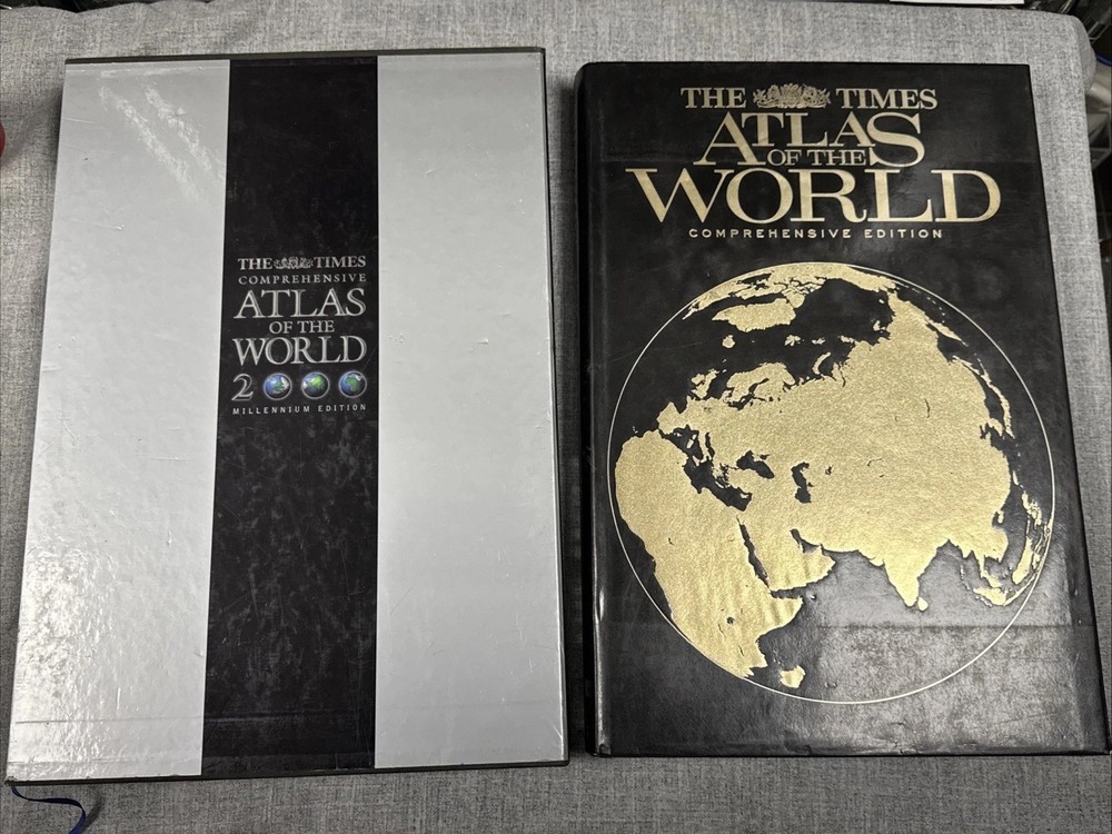 “The Times” Atlases of the World millennium edition & comprehensive edition x2