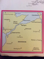 Ordnance Survey Landranger 115 Snowdon & surrounding area 115 1988