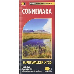Connemara Ireland Walking Map Outdoor Hiking Strong Waterproof Light Navigation