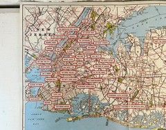 A Map of Fictional New York, Fold Out Map Showing Film & TV Series Locations