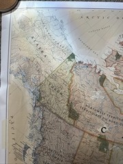 National Geographic Canada Wall Map Classic 38” x 32” 2019 Paper