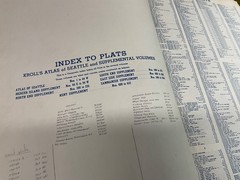 Kroll’s large folio plat Atlas of Seattle: South Supplement Sea-Tac, Renton Etc