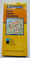 Michelin Map – Eure, Seine-Maritime 304 8 – 1cm : 1.75km (driving map) French