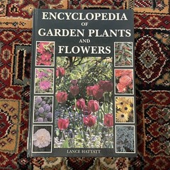Encyclopaedia of Garden Plants Hardback Book by Lance Hattatt. Large book.