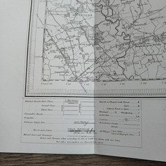 Alan Godfrey Old Ordnance Survey Map Northallerton & Cleveland Hills 1904 S.42