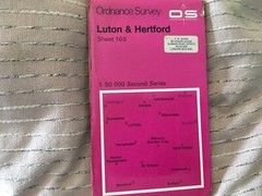 LUTON HERTFORD No 166 1978 39663 1.500 000 Second Series Ordnance Survey Map