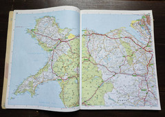 Vintage CASTROL 1990 Road Atlas of Great Britain – Exclusive to Halfords