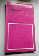 Ordnance Survey Map Sheet 101 Scarborough (1:50 000 Map)