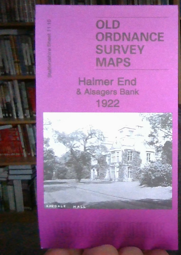 MAP OF Halmer End & Alsagers Bank 1922 Staffordshire Sheet 11.10 NEW