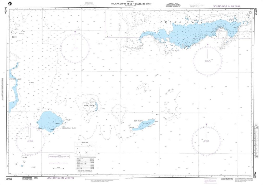 Nicaraguan Rise – Eastern Part | NGA Chart 26050