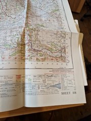 Ordnance Survey Map Of Great Britian – BENBIGH – 1955 – 1/63360