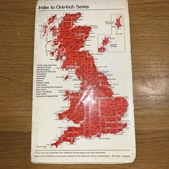 Vintage Ordnance Survey One Inch Bournemouth 1966 Map 179