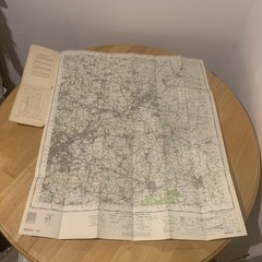 Ordnance Survey One Inch Map Sheet 103 Doncaster 1961