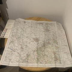 Ordnance Survey Landranger Map Aylesbury & Leighton Buzzard Thame & Berkhamstead