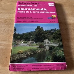 Ordnance Survey Landranger 195 Bournemouth Purbeck & surrounding area 2