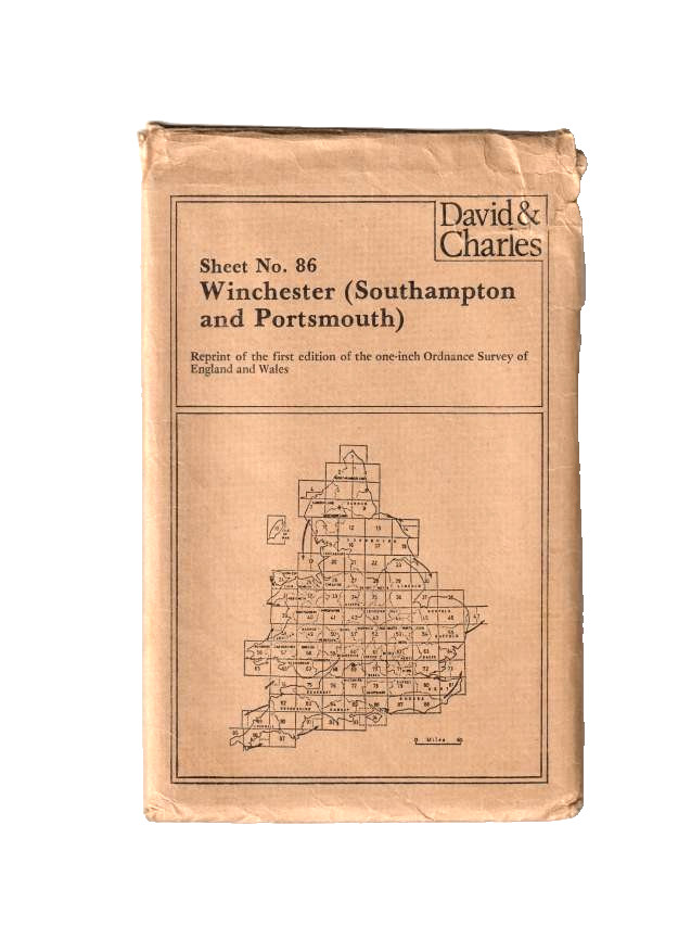 WINCHESTER (Southampton & Portsmouth) – Ordnance Survey Reprint 1st edition map