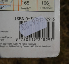Ordnance Survey Explorer 198 Cardigan & New Quay Aberaeron 1998