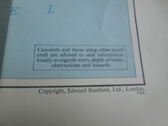 Stanford’s Canoeing Map Of England & Wales Canals Rivers For Canoes Light Craft