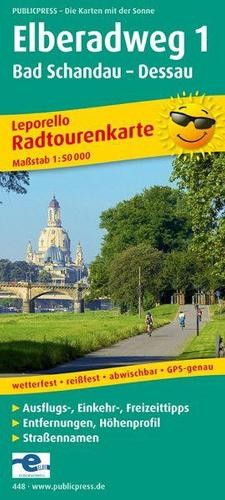 Freytag-Berndt Forest Cycle Path 1, Bad Schandau – Dessau (Map) (UK IMPORT)