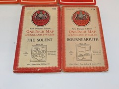 20 x Various Vintage UK Maps By Ordnance Survey, Shell & Tourist Map – Job Lot