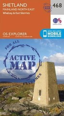 Shetland – Mainland North East (Map) OS Explorer Active Map