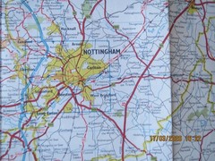 Esso Road Map No. 5 “Midlands and East Anglia” published 1969