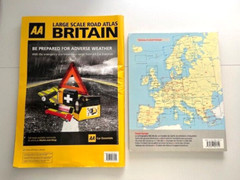 MICHELIN- Atlas Routier Europe -1991 ; Auto Assoc(AA) Britain Road Atlas -2015