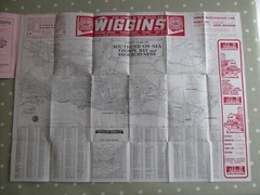 VINTAGE BARNETT STREET PLAN OF SOUTHEND WITH INDEX TO STREETS 1970s