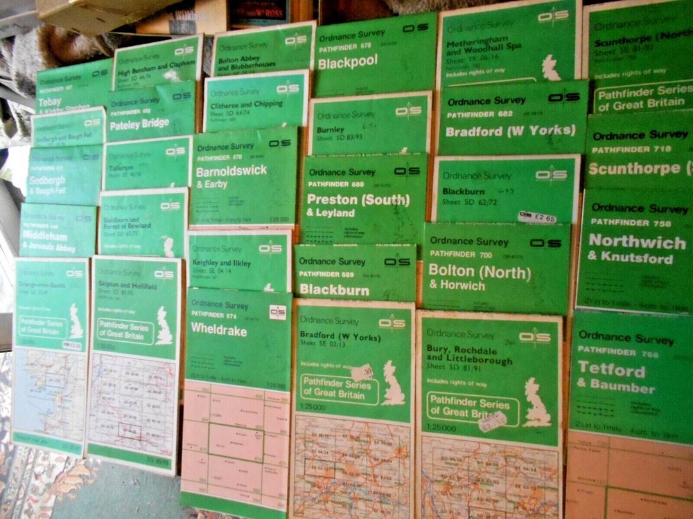 Ordnance Survey Pathfinder maps from Northern England Maps added all the time
