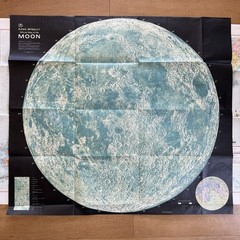 Mr Pickwicks Map portfolio World Space Moon Rand McNally Telegraph Sky Night (M)