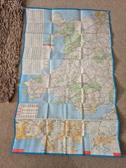Vintage Esso Wales & South West England Folding Map No 3. 1978