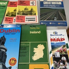 Vintage Maps Bundle Job Lot X22 Belfast Bournemouth Etc…