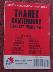 Vintage Thanet Canterbury Kent Estate Publications Red Book Road Street Maps